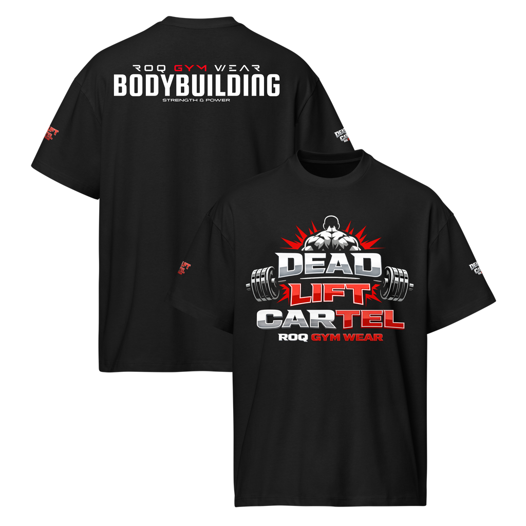 Deadlift Cartel - Oversized T-Shirt - Black