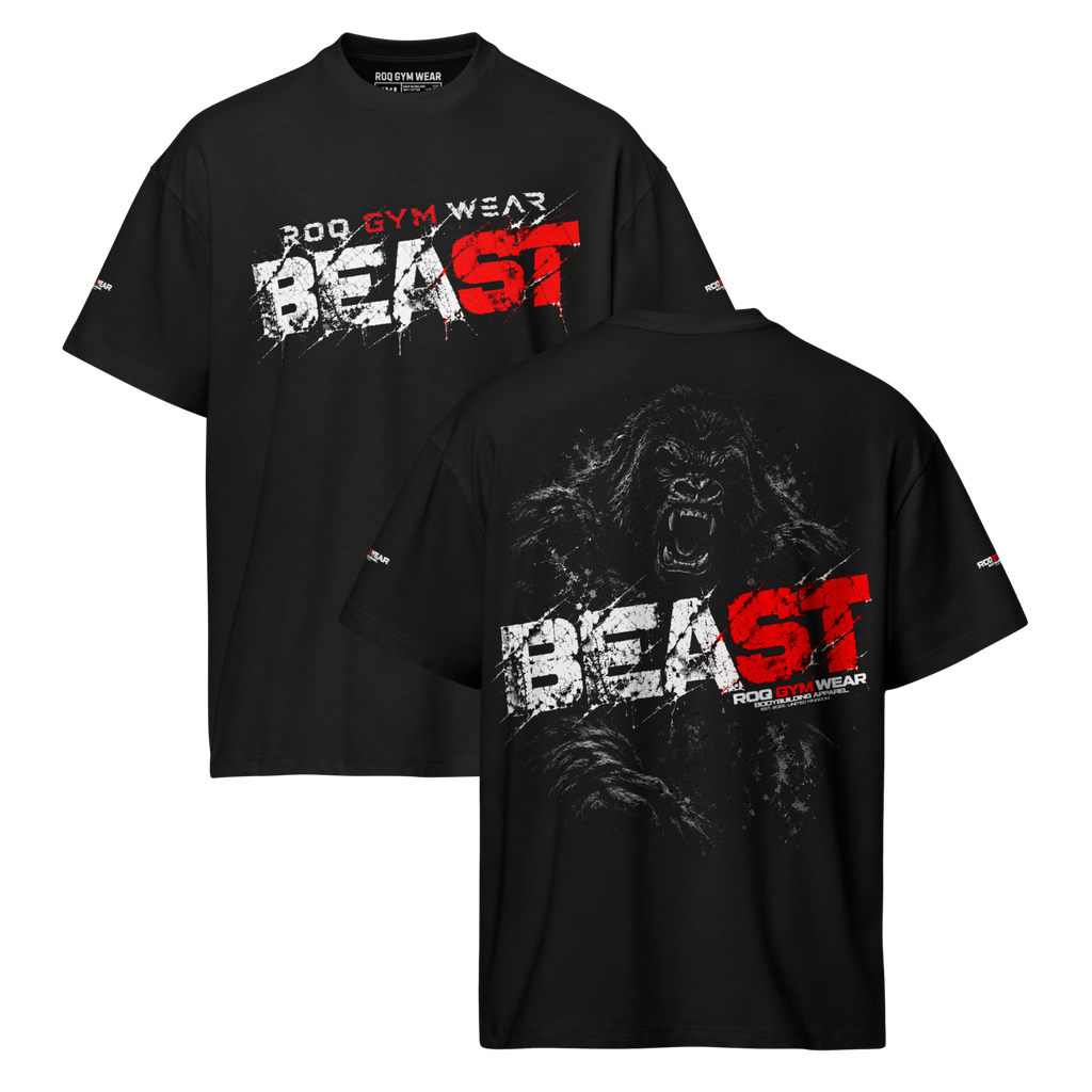 Beast - Oversized T-Shirt - Black/Blue