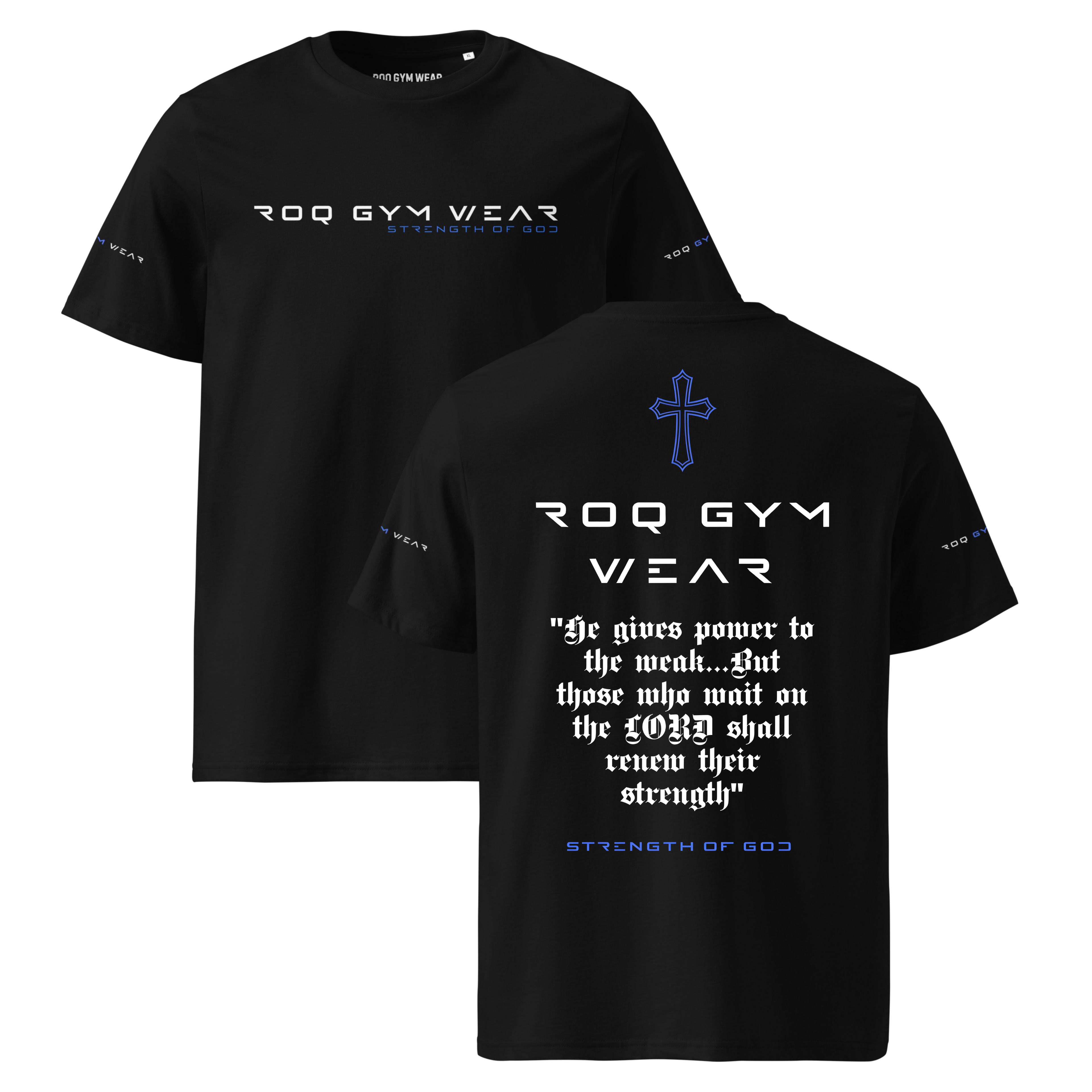 Strength Of God - Regular T-Shirt - Black
