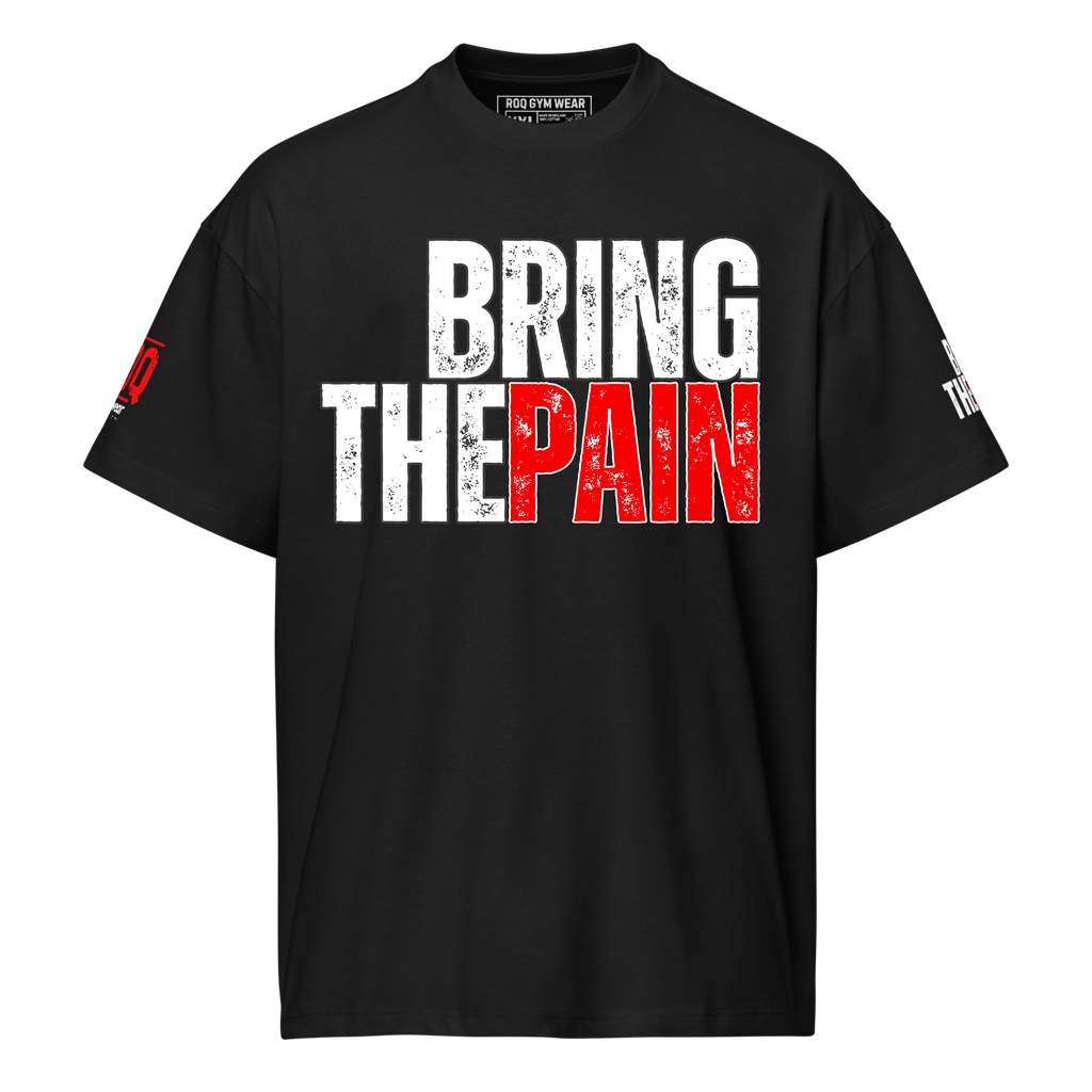 Bring The Pain - Oversized T-Shirt - Black