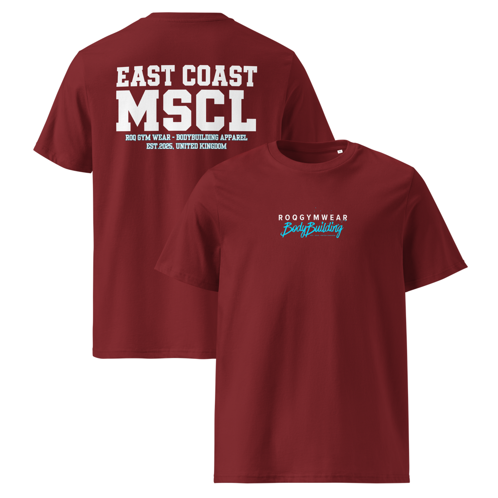 East Coast Muscle - Regular T-Shirt - Burgundy