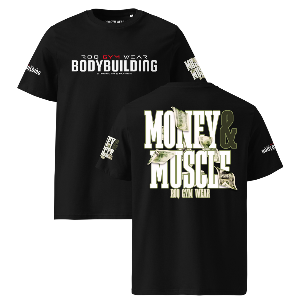 Money & Muscle - Regular T-Shirt - Black