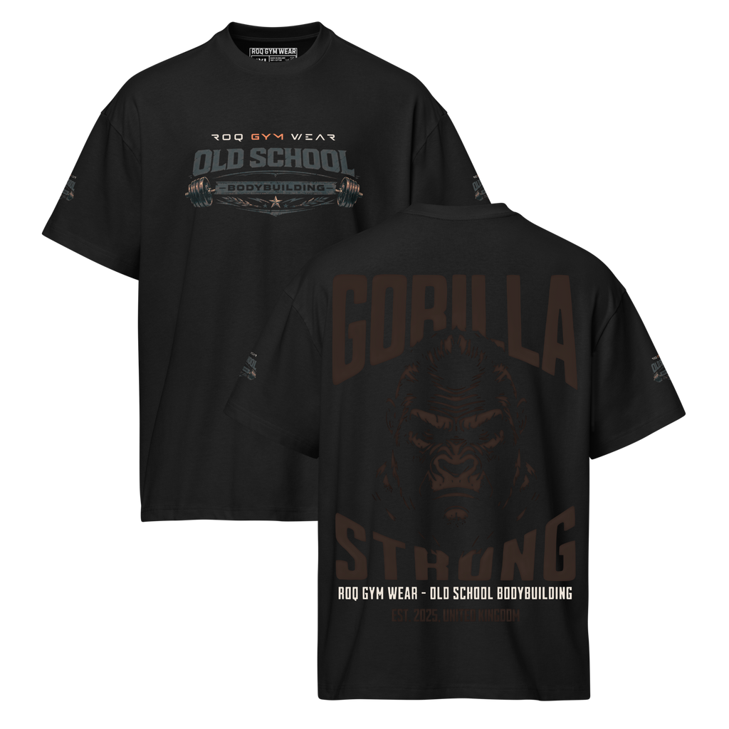 Gorilla Strong - Oversized T-Shirt - Black