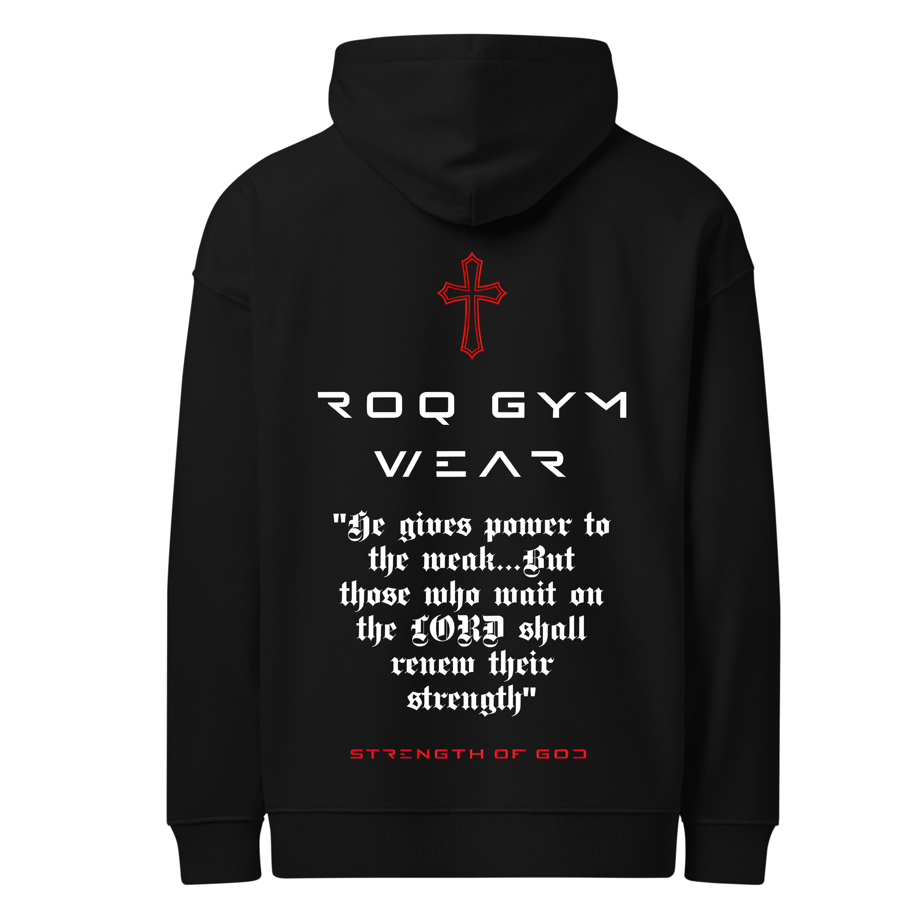 Strength Of God - Hoodie - Black