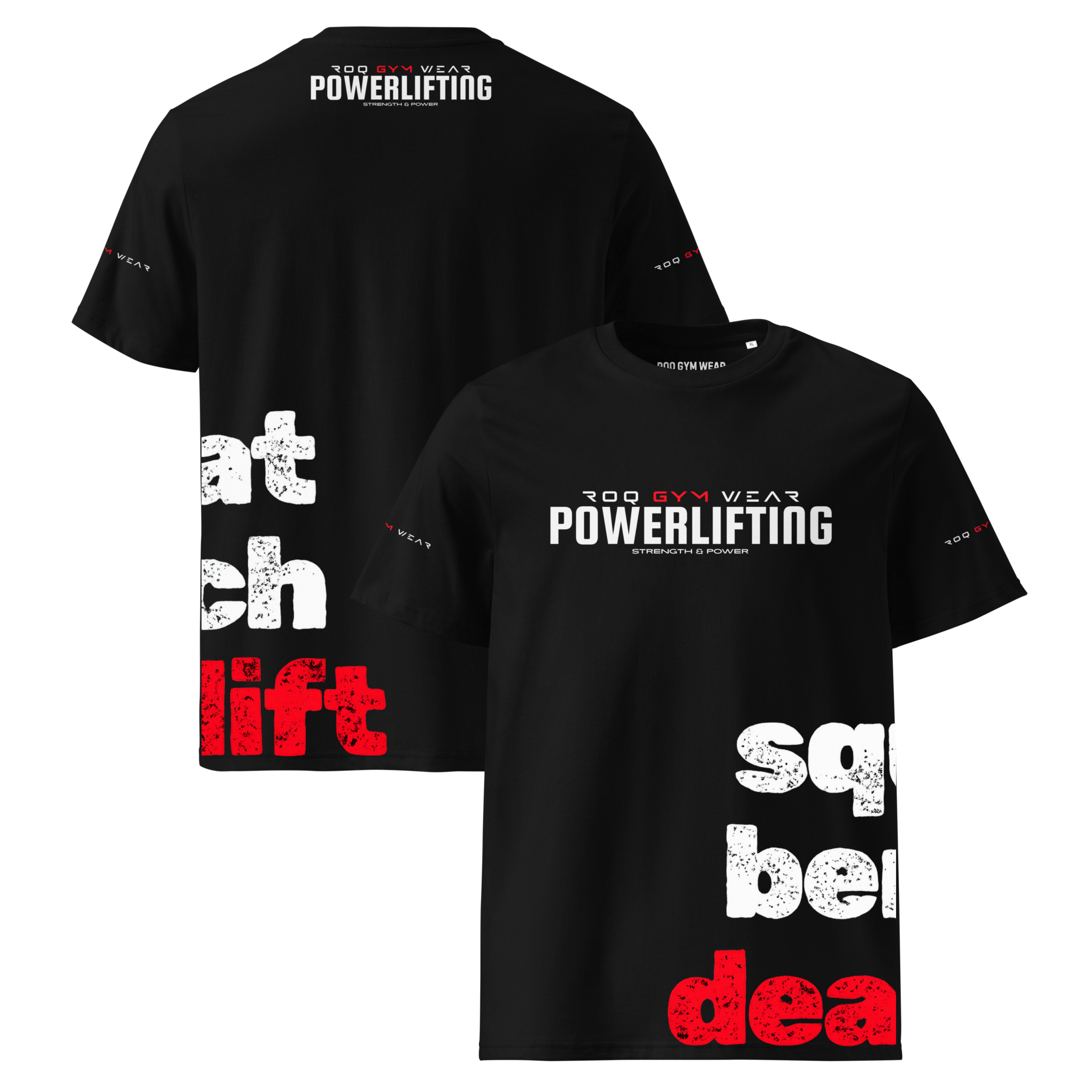 Squat Bench Deadlift - Regular T-Shirt - Black