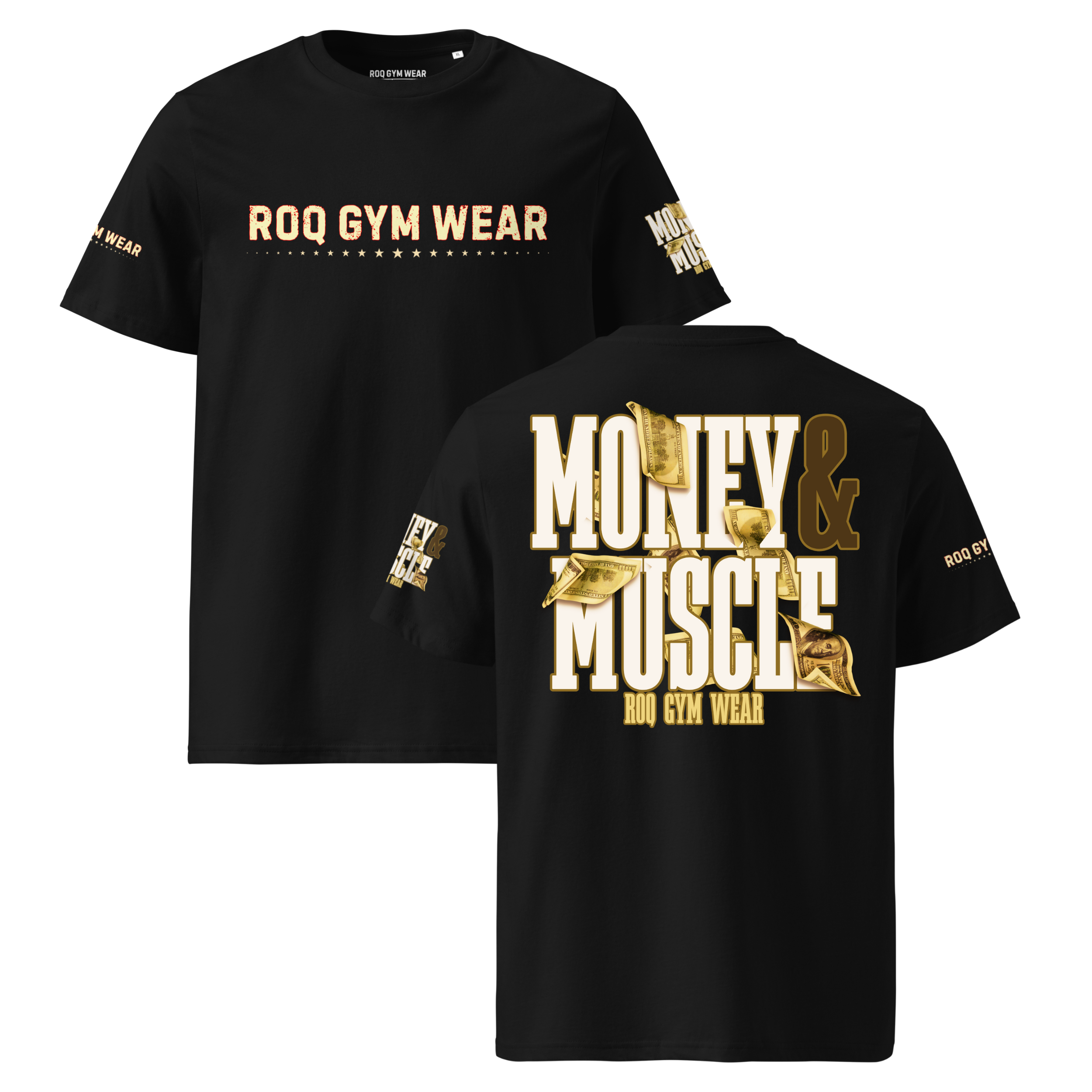 Money & Muscle - Regular T-Shirt - Black