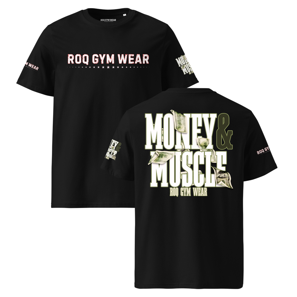 Money & Muscle - Regular T-Shirt - Black