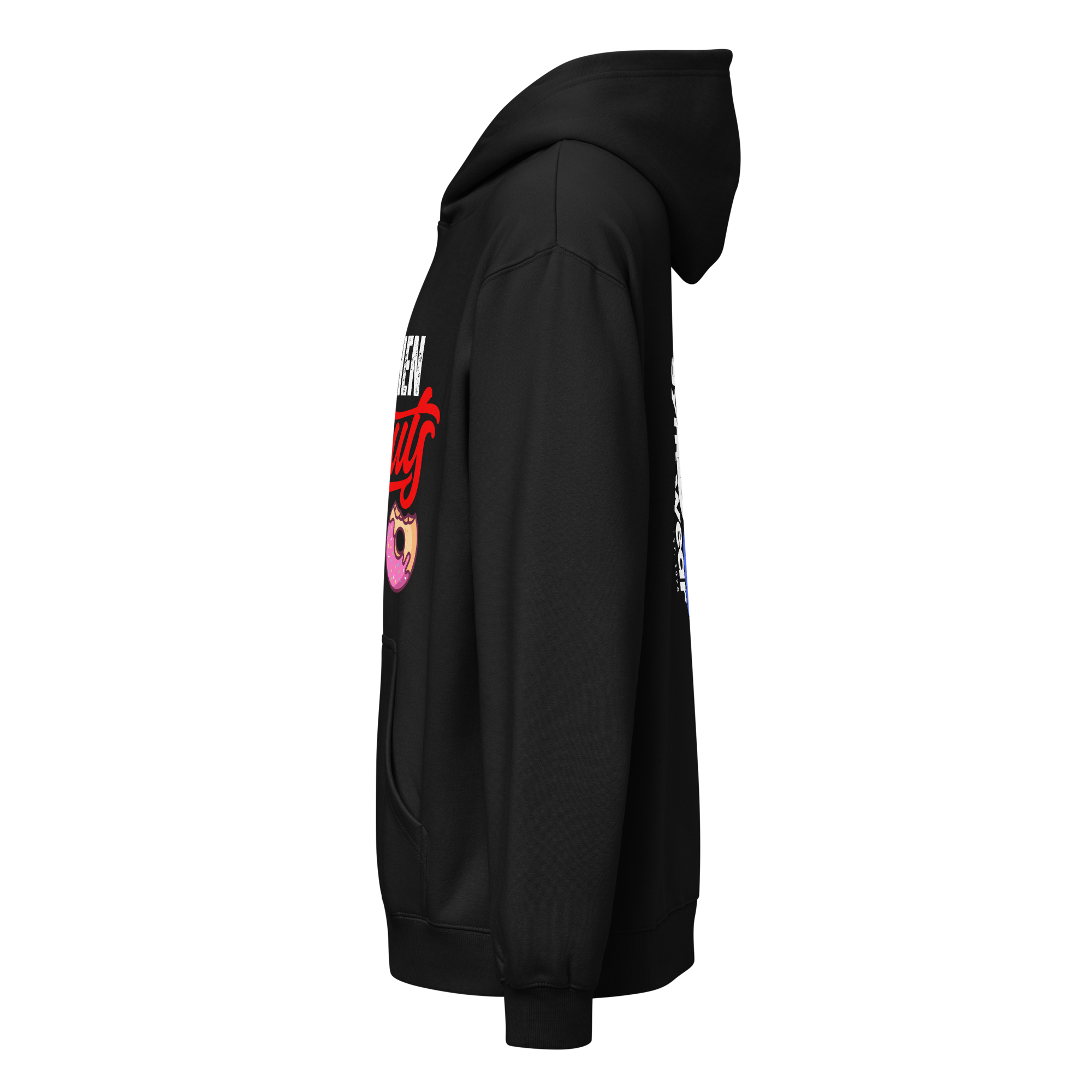 Liftin Then Donuts - Hoodie - Black