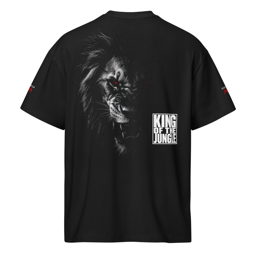 King Of The Jungle - Oversized T-Shirt - Black