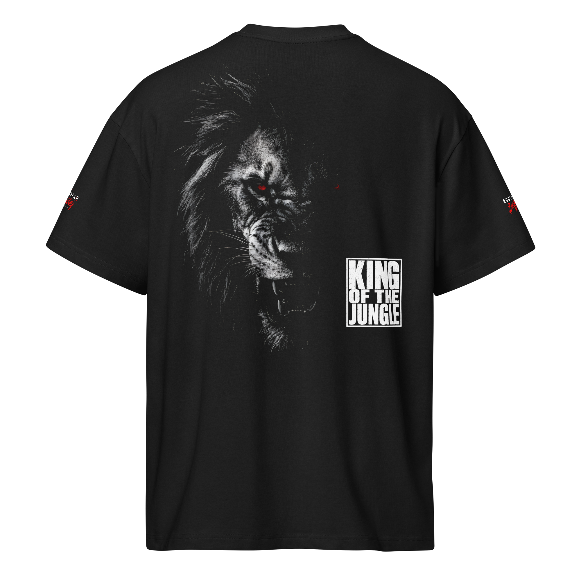 King Of The Jungle - Oversized T-Shirt - Black
