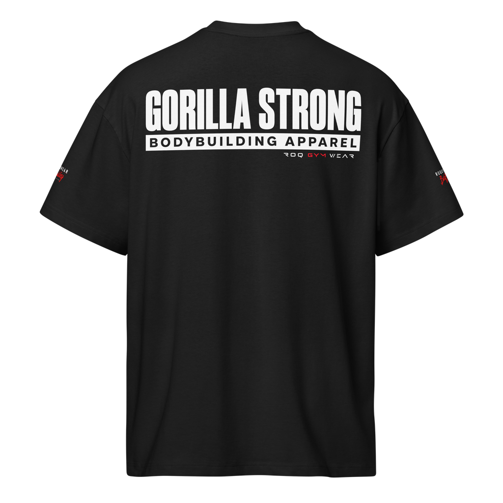 Gorilla Strong - Oversized T-Shirt - Black