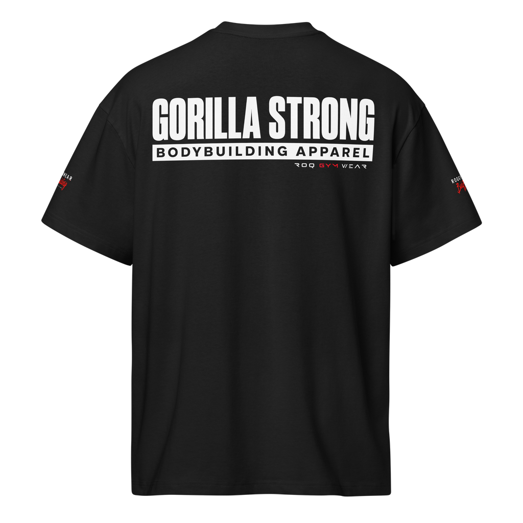 Gorilla Strong - Oversized T-Shirt - Black