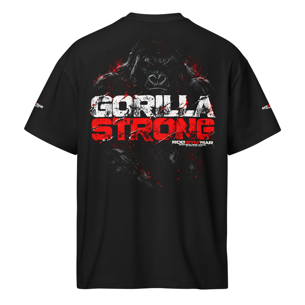 Gorilla Strong - Oversized T-Shirt - Black
