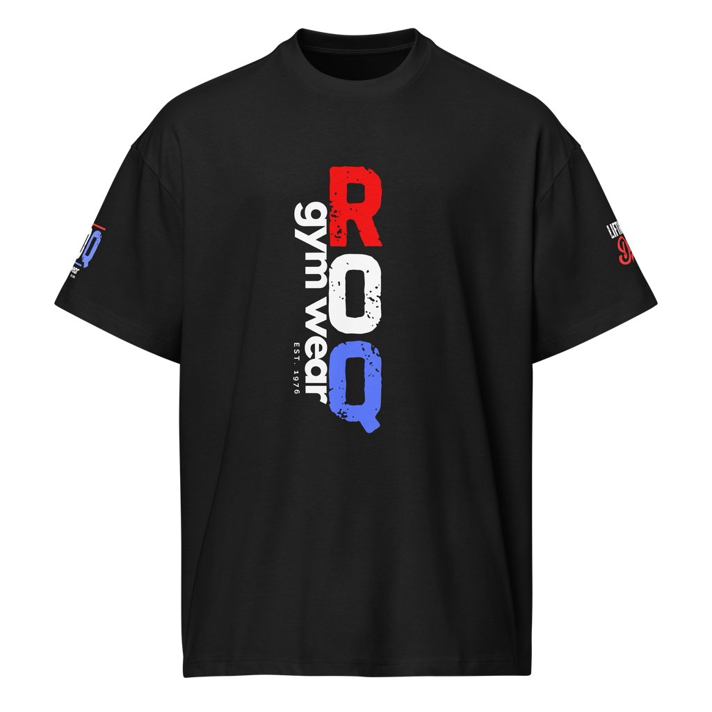 Liftin' Then Donuts - Oversized T-Shirt - Black