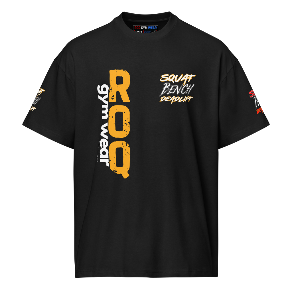 Squat Bench Deadlift - Oversized T-Shirt - Black