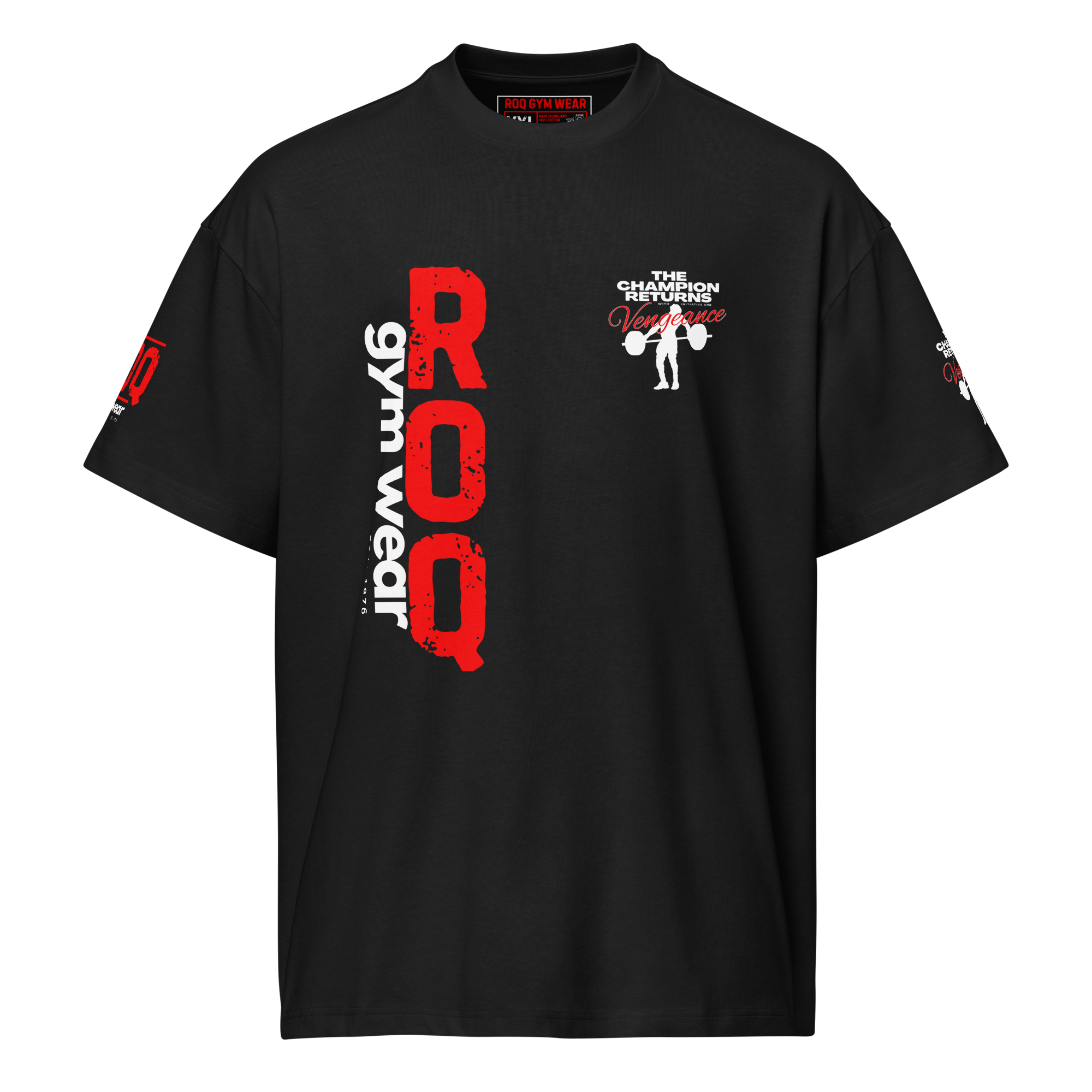 The Champion Returns - Oversized T-Shirt - Black