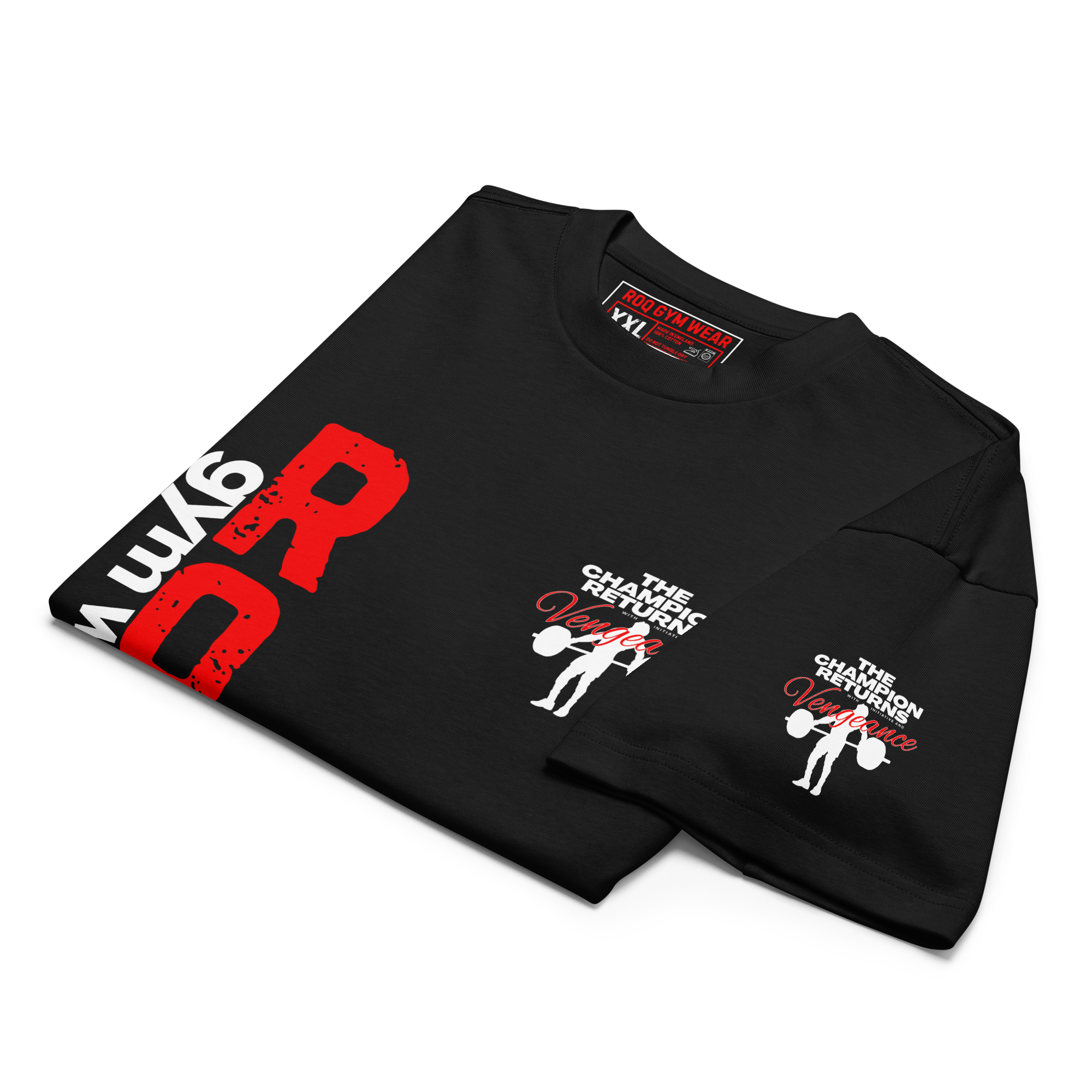 The Champion Returns - Oversized T-Shirt - Black