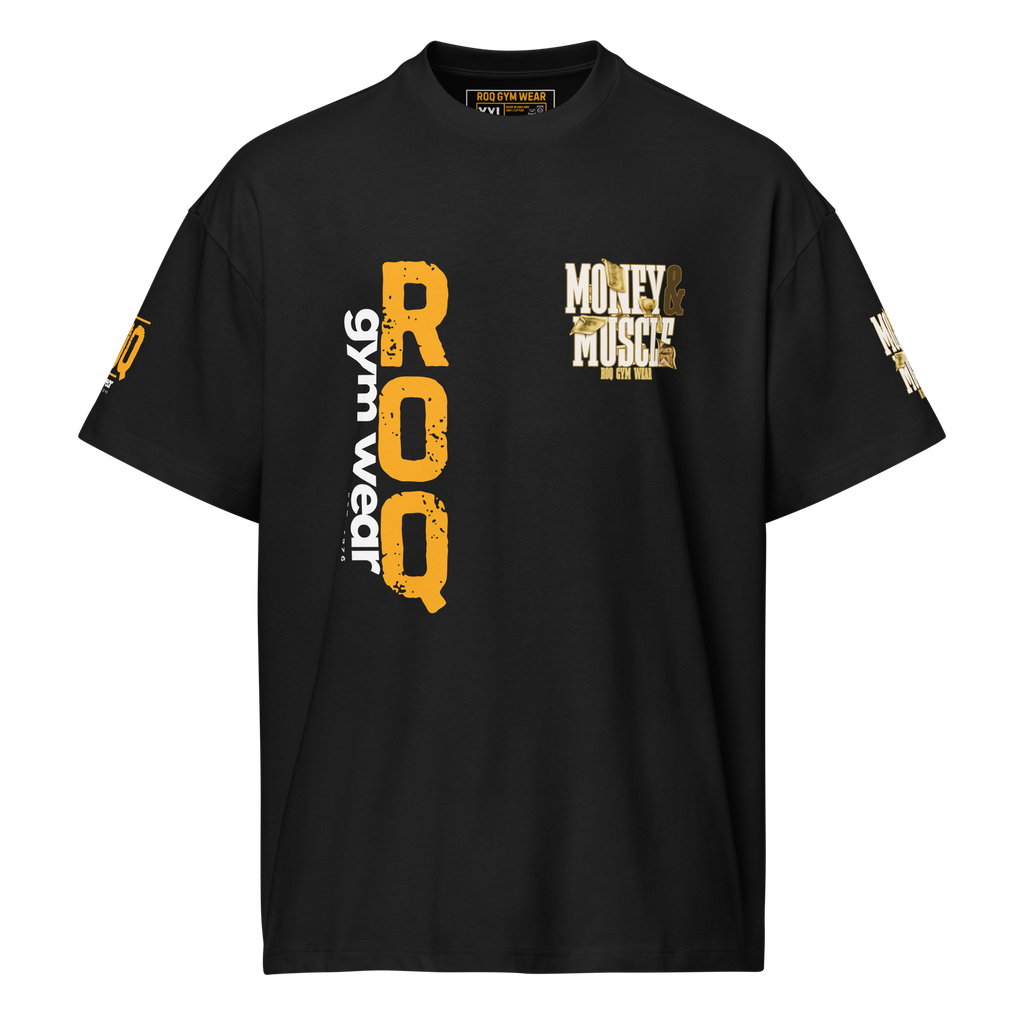 Money & Muscle - Oversized T-Shirt - Black