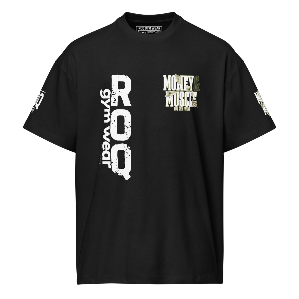 Money & Muscle - Oversized T-Shirt - Black