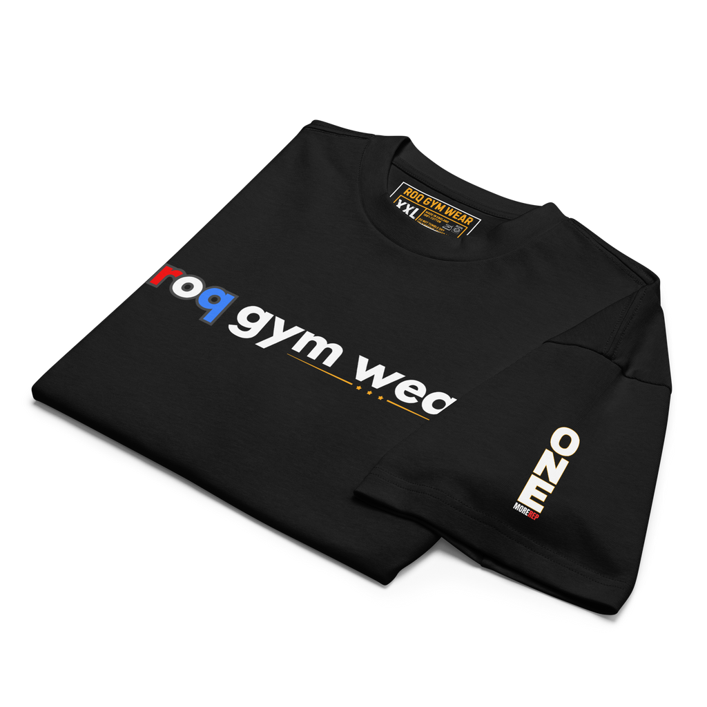 One More Rep - Oversized T-Shirt - Black