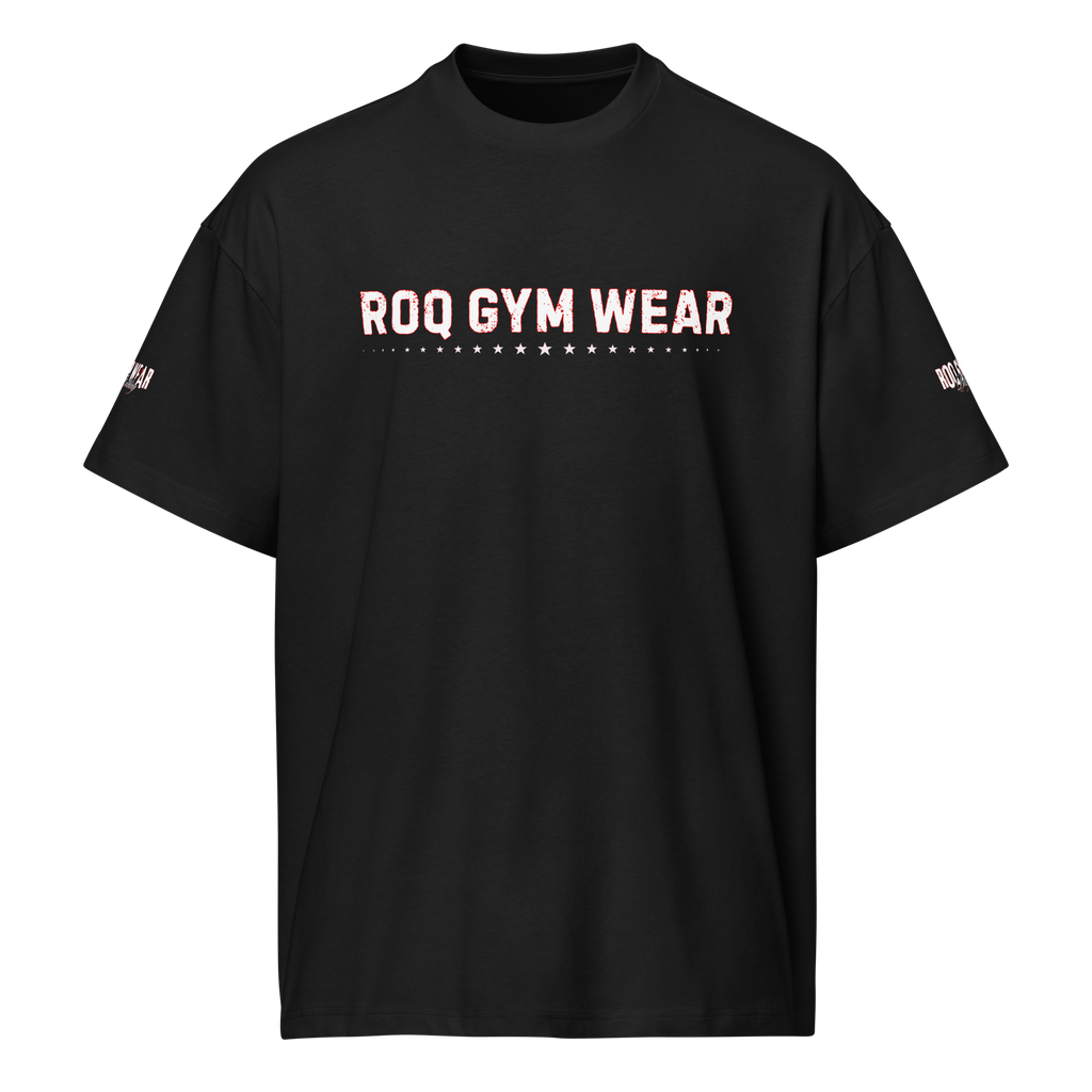 Eat Sleep Lift Repeat - Oversized T-Shirt - Black