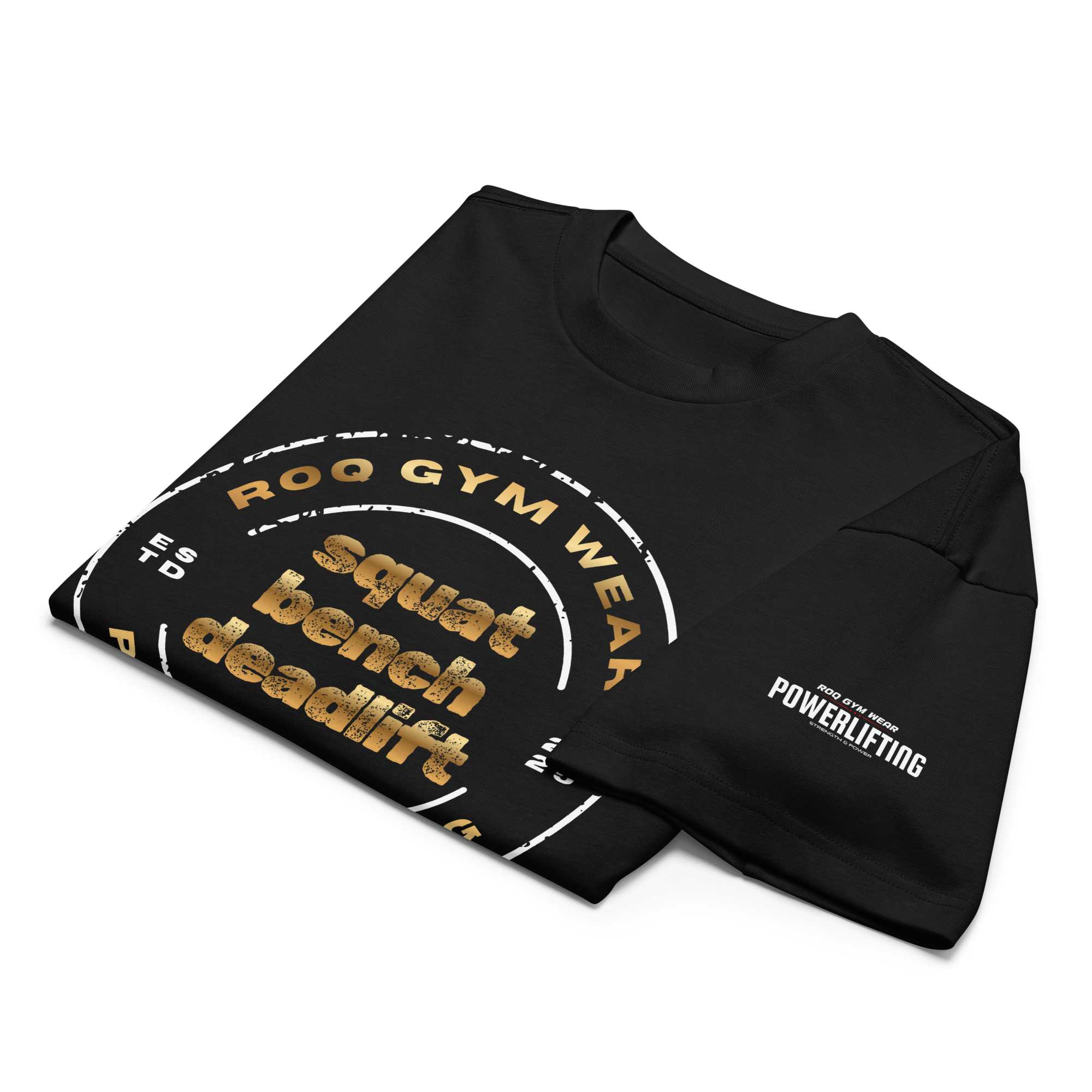 Squat Bench Deadlift - Oversized T-Shirt - Black