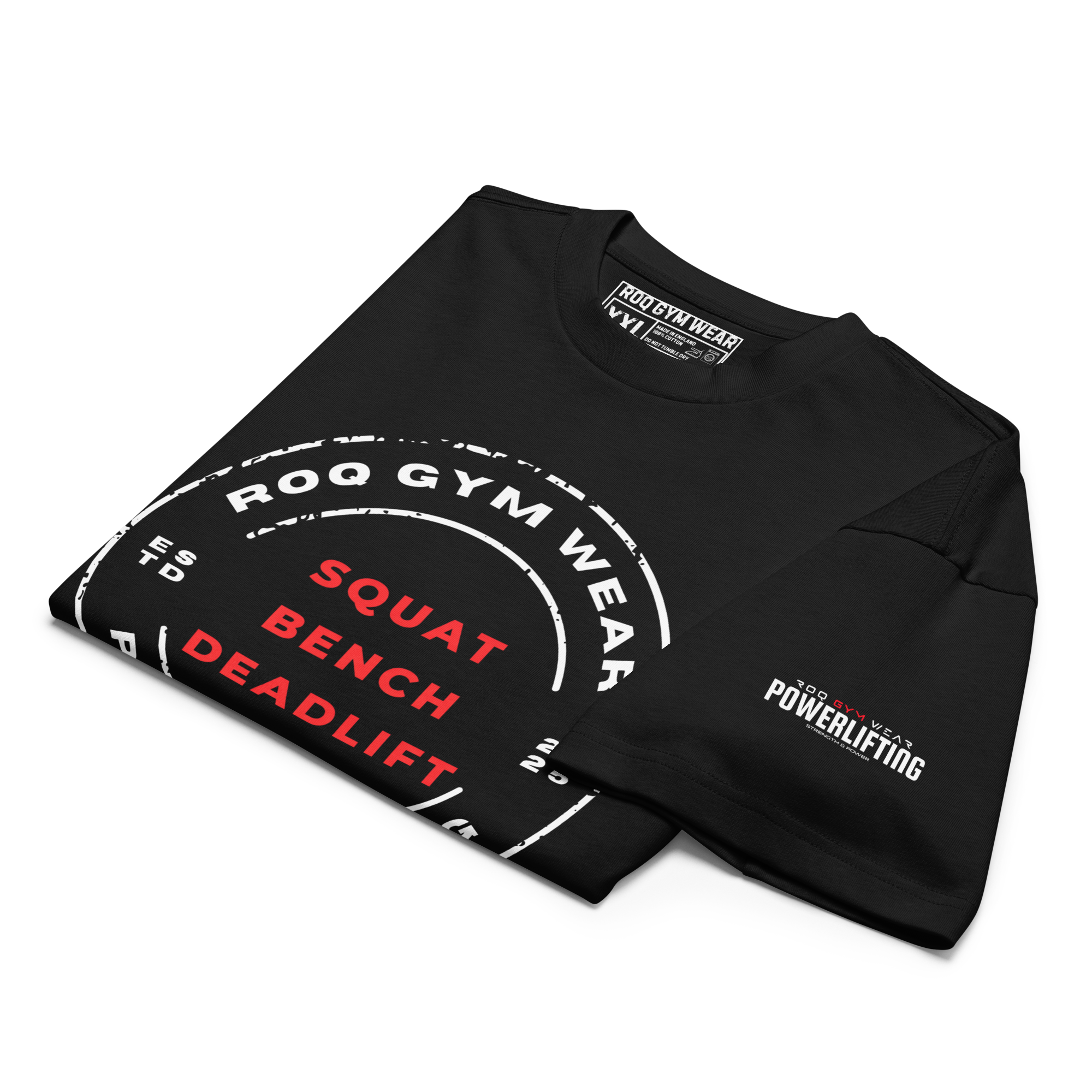 Squat Bench Deadlift - Oversized T-Shirt - Black