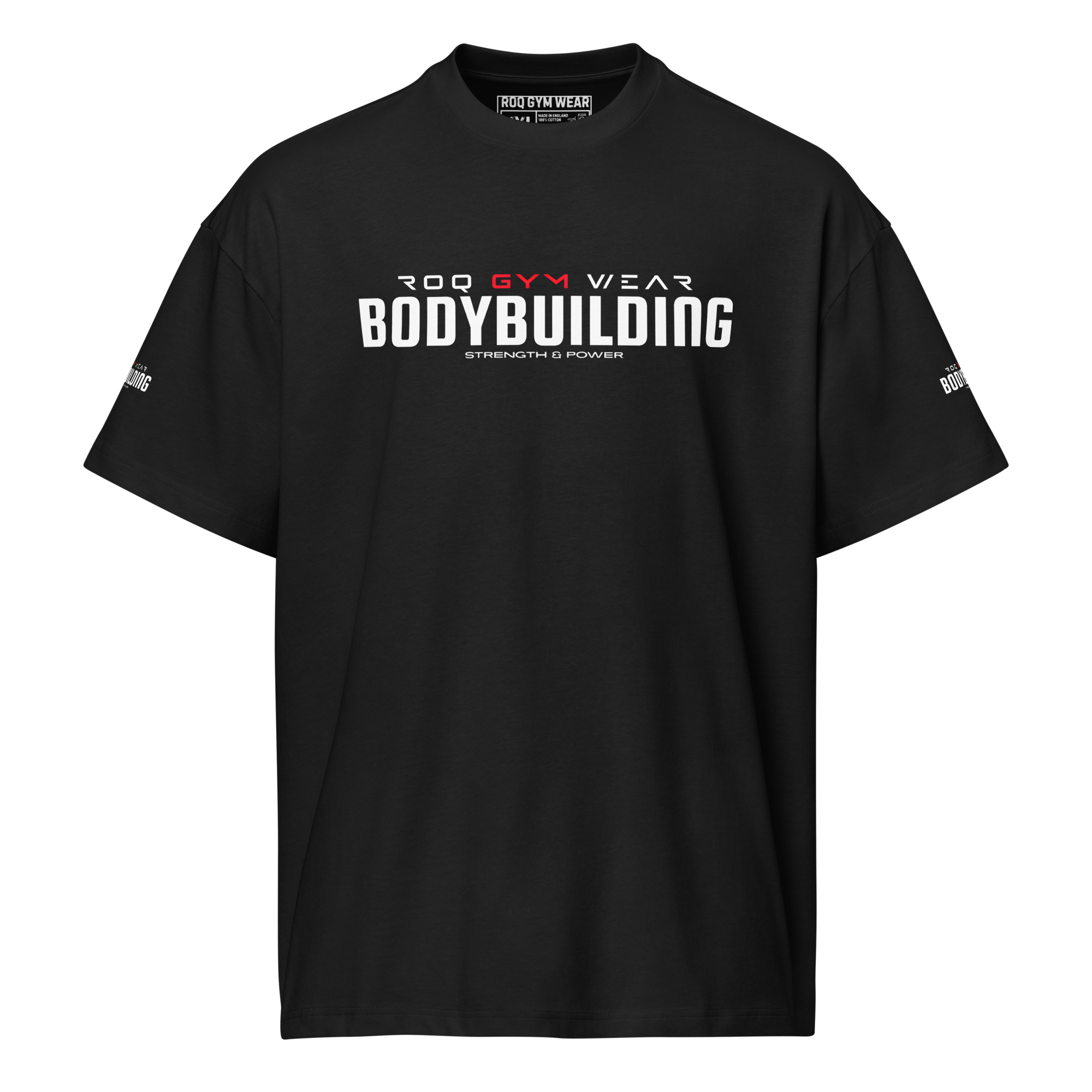 Old School BodyBuilding - Oversized T-Shirt - Black