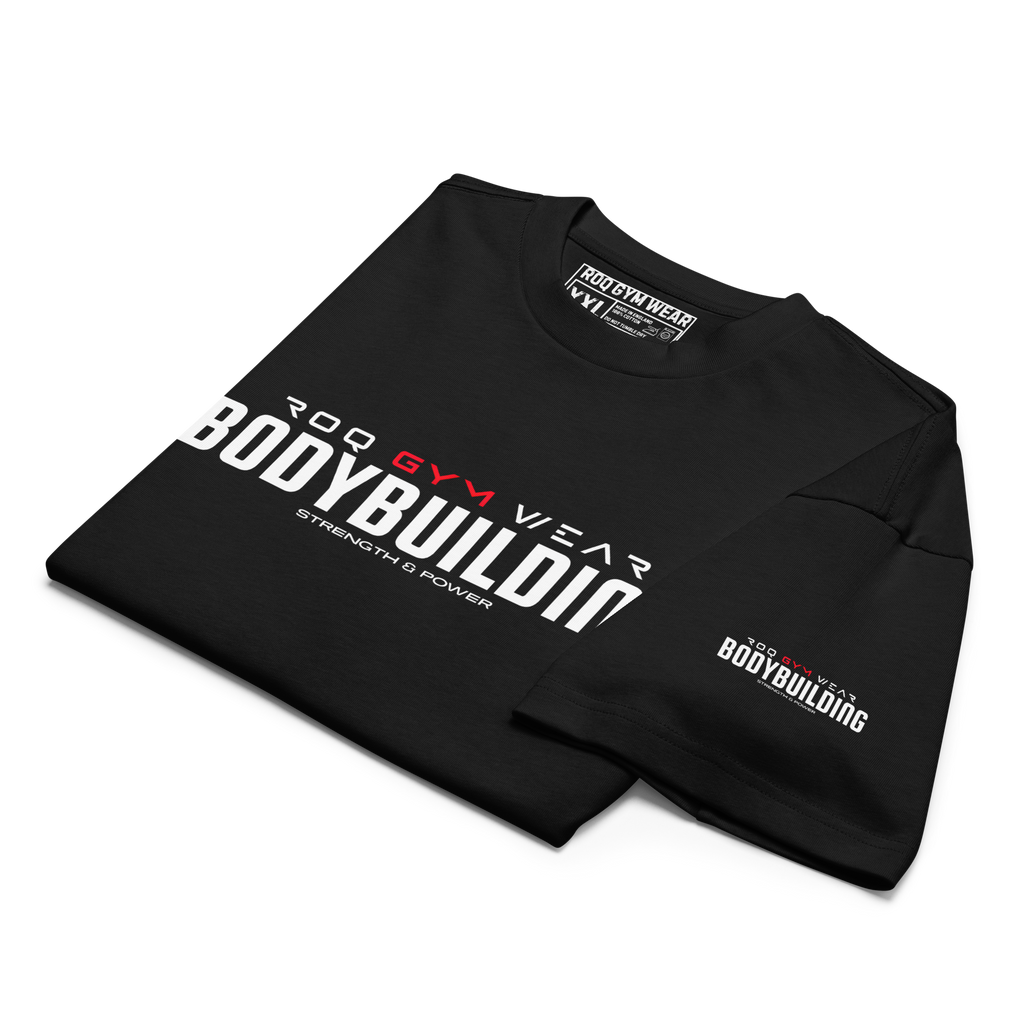 Old School BodyBuilding - Oversized T-Shirt - Black