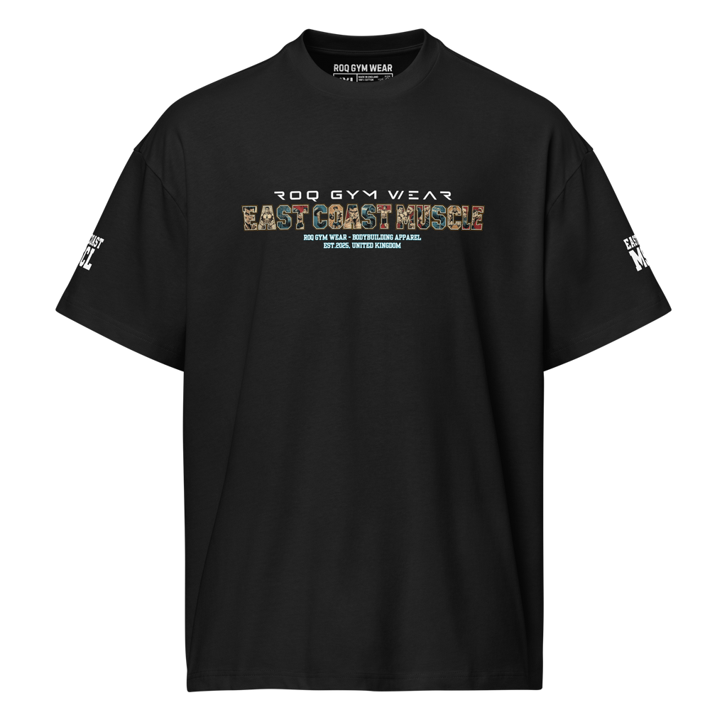 East Coast Muscle - Oversized T-Shirt - Black