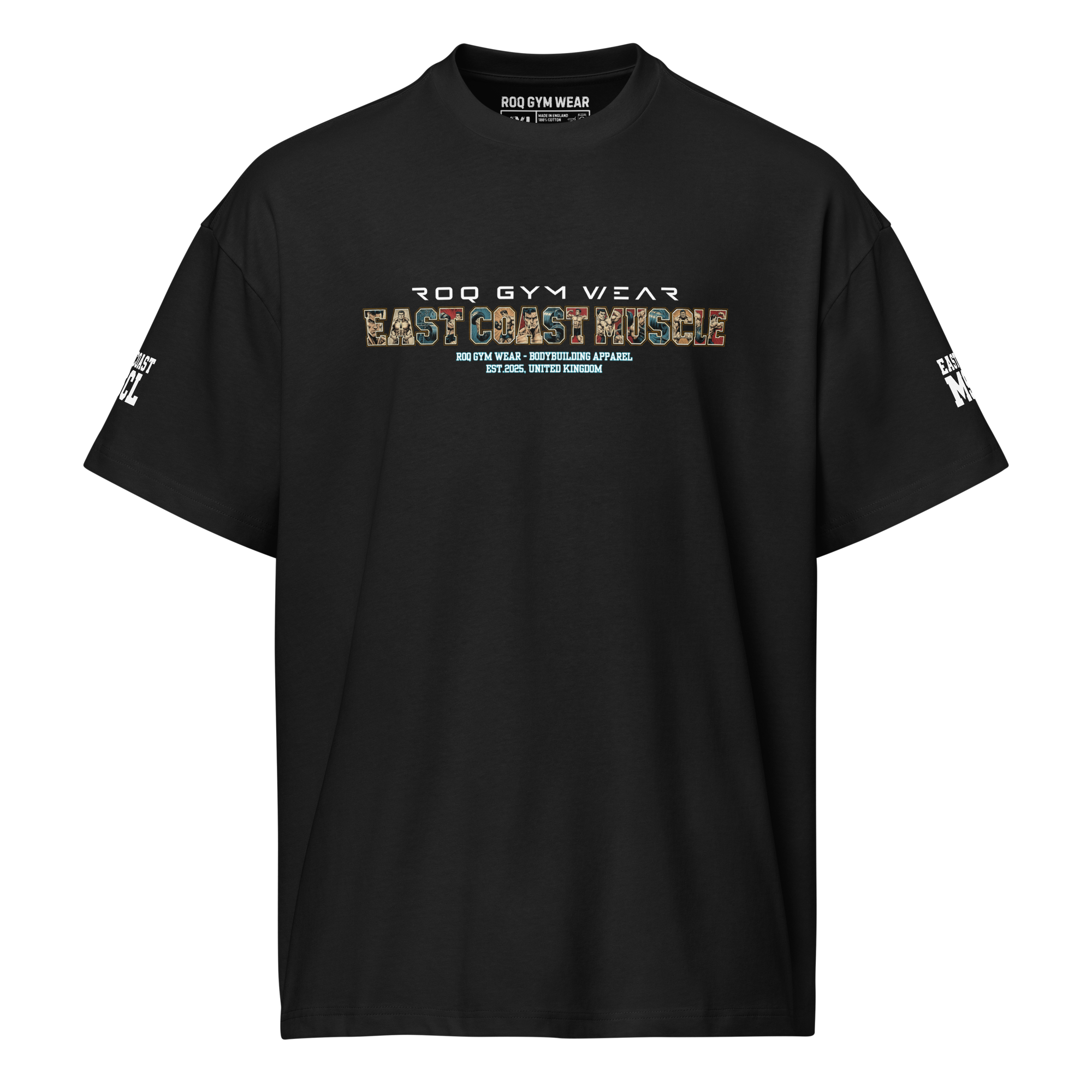 East Coast Muscle - Oversized T-Shirt - Black