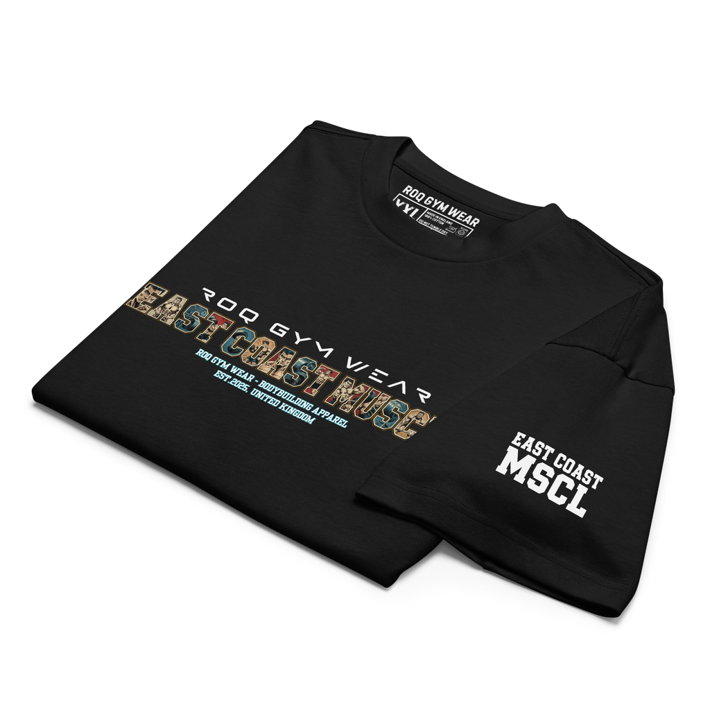 East Coast Muscle - Oversized T-Shirt - Black