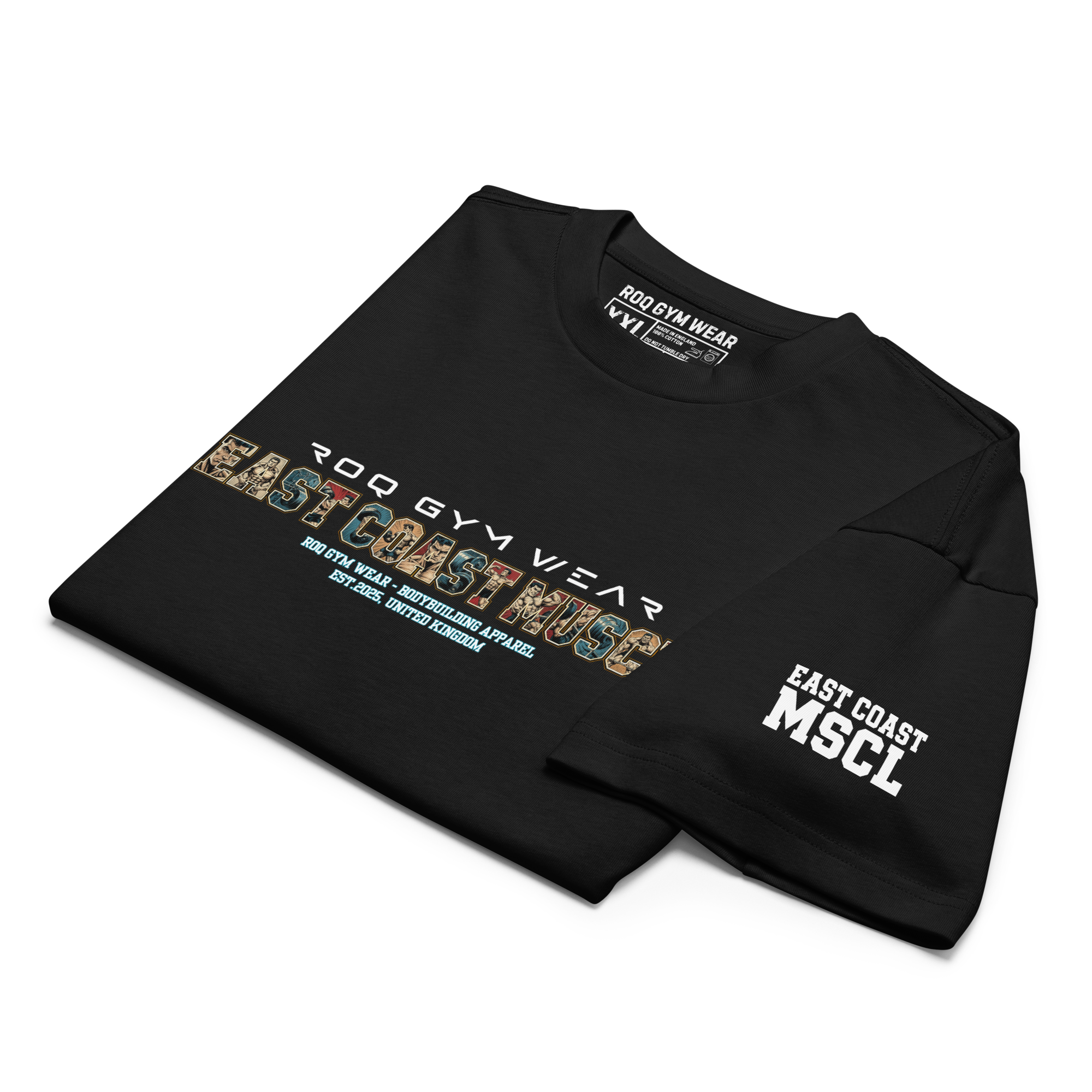 East Coast Muscle - Oversized T-Shirt - Black