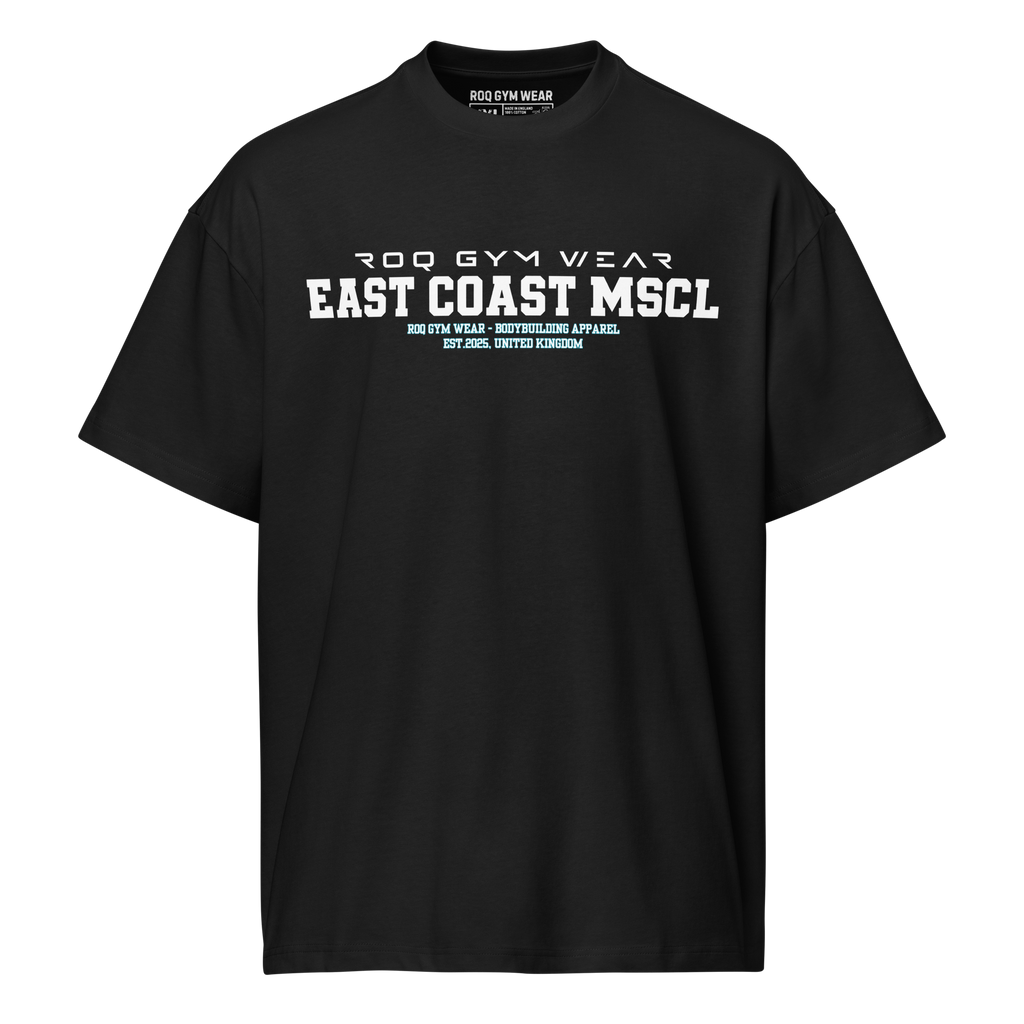 East Coast Muscle - Oversized T-Shirt - Black