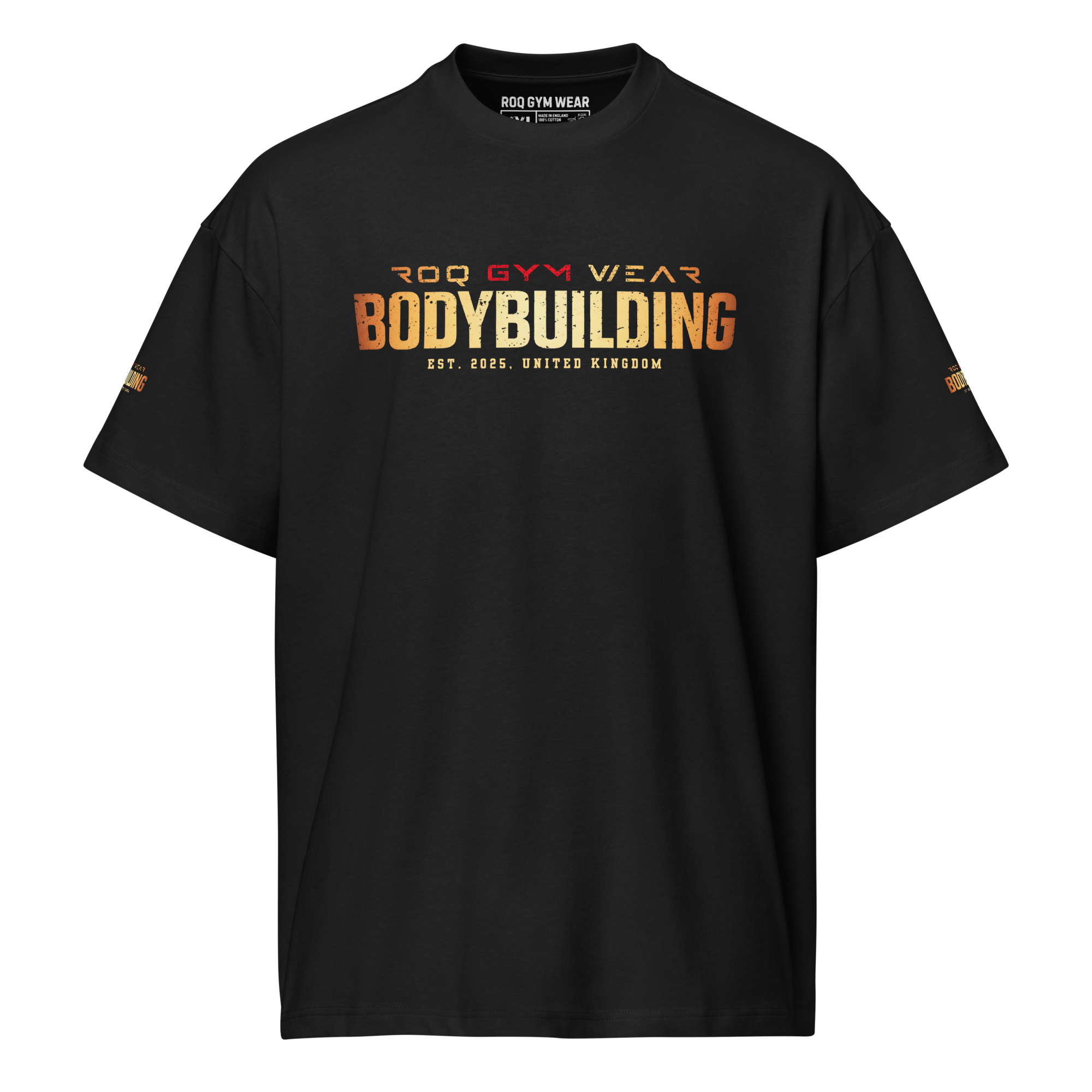 Gorilla Strong Gold - Oversized T-Shirt - Black