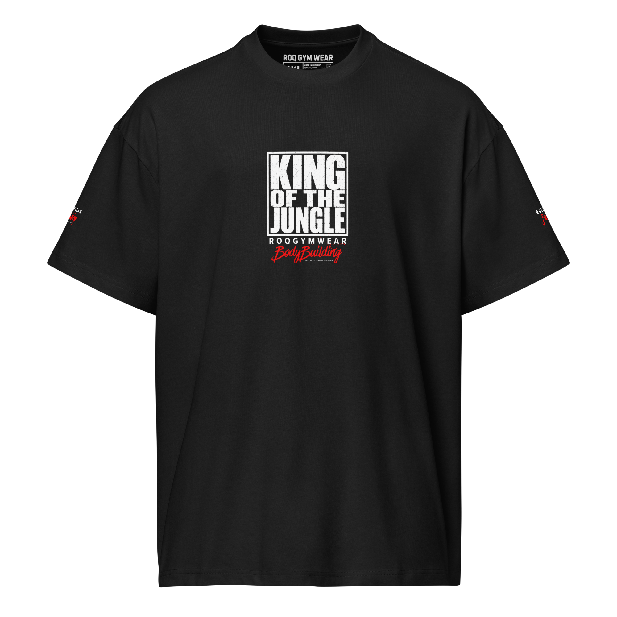 King Of The Jungle - Oversized T-Shirt - Black