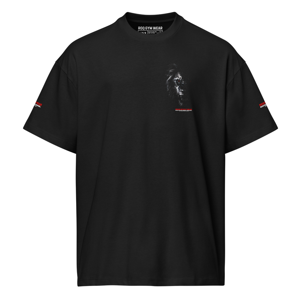 King Of The Jungle - Oversized T-Shirt - Black