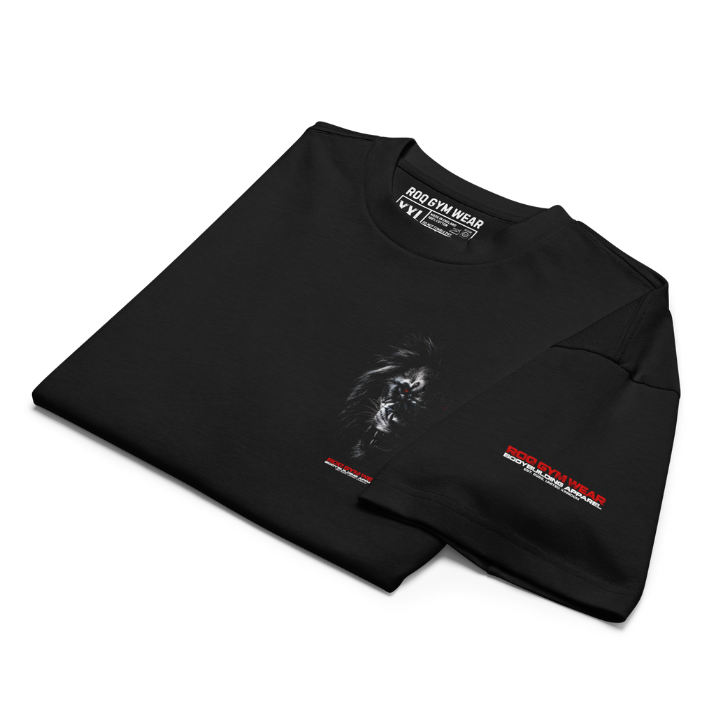 King Of The Jungle - Oversized T-Shirt - Black