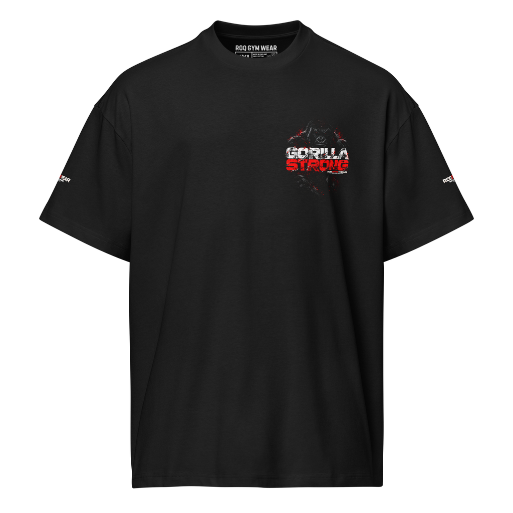 Gorilla Strong - Oversized T-Shirt - Black