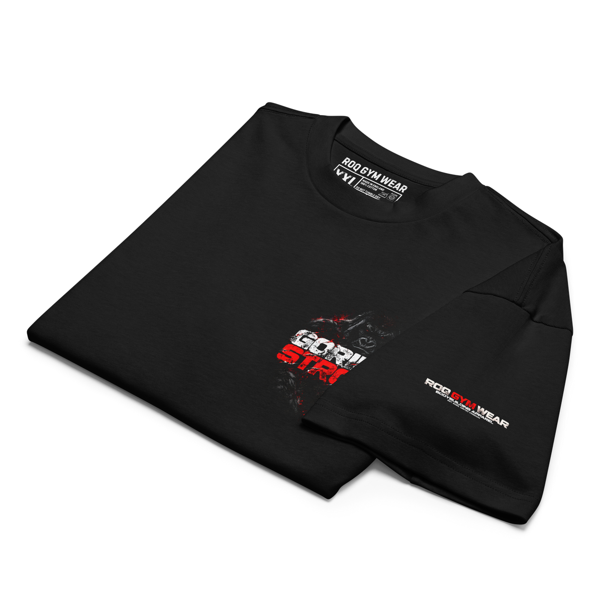 Gorilla Strong - Oversized T-Shirt - Black