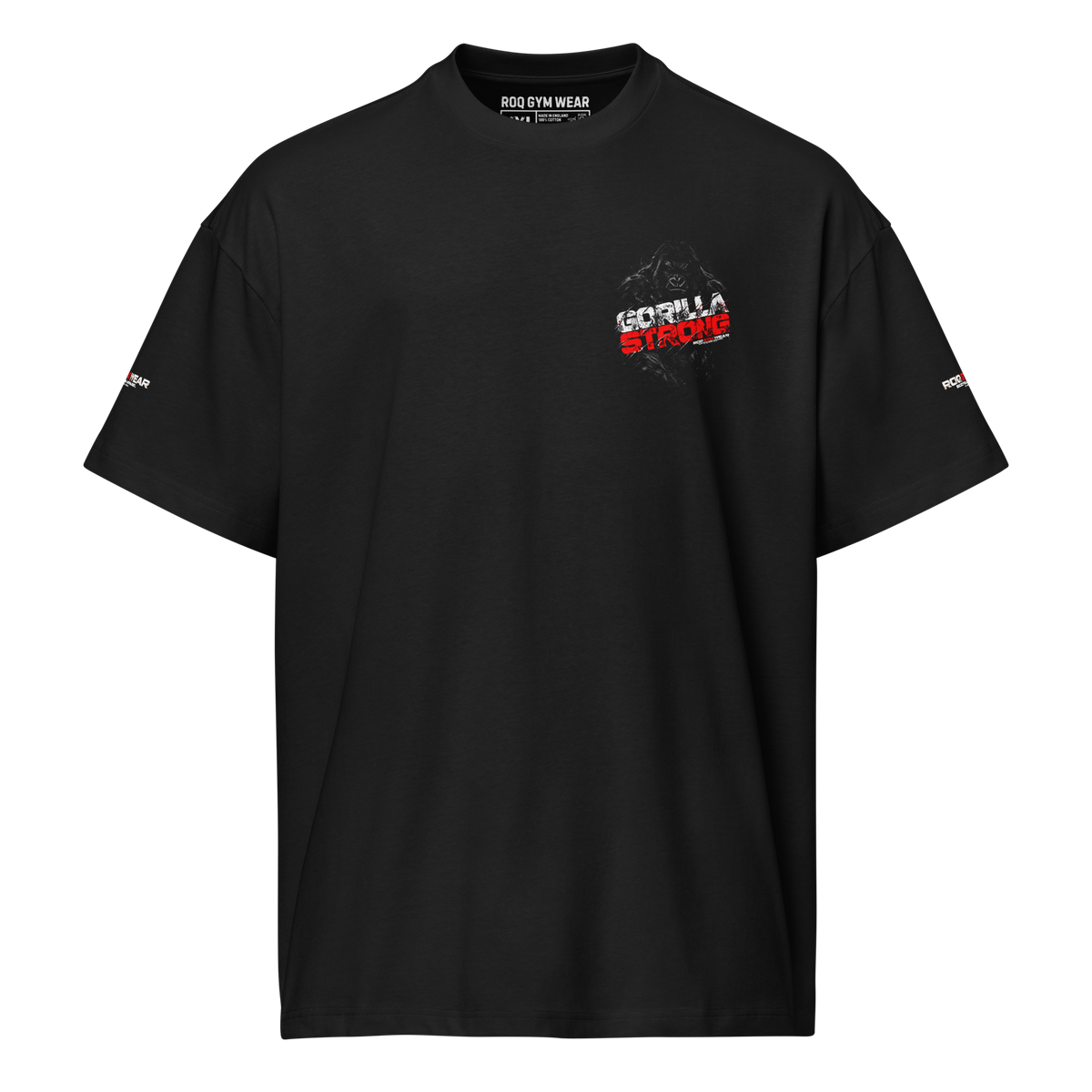 Gorilla Strong - Oversized T-Shirt - Black