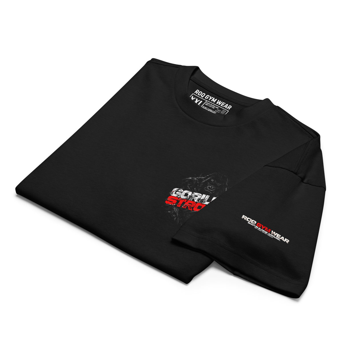 Gorilla Strong - Oversized T-Shirt - Black