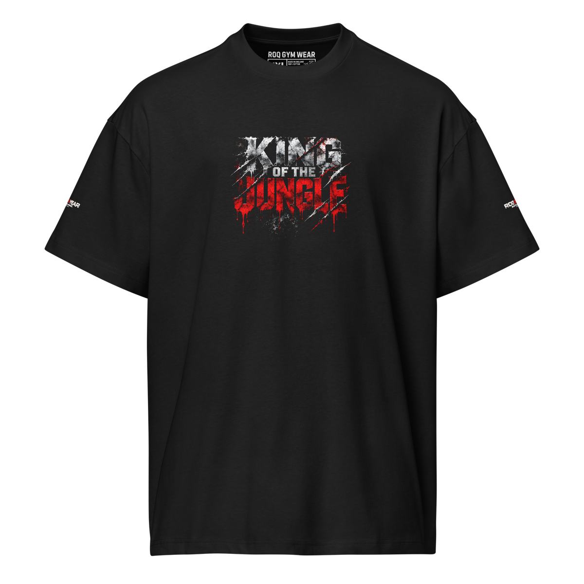 King Of The Jungle - Oversized T-Shirt - Black