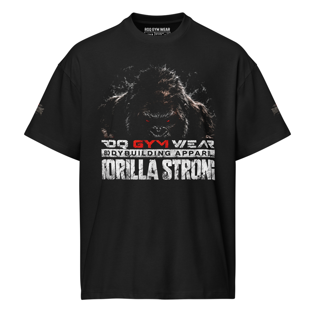 Gorilla Strong - Oversized T-Shirt - Black