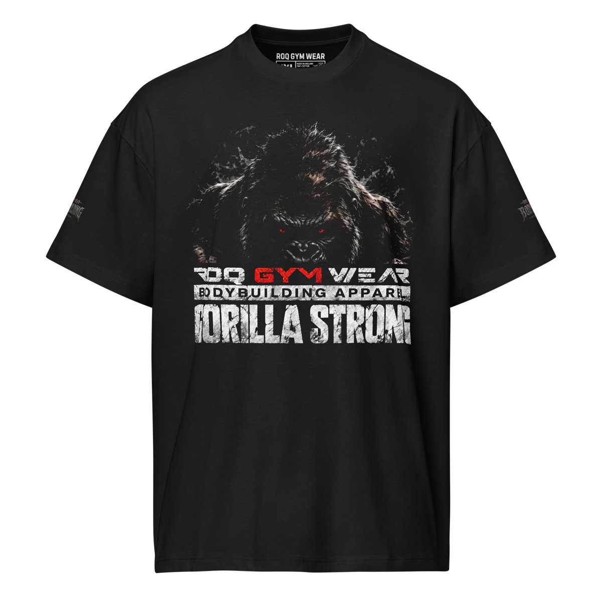 Gorilla Strong - Oversized T-Shirt - Black