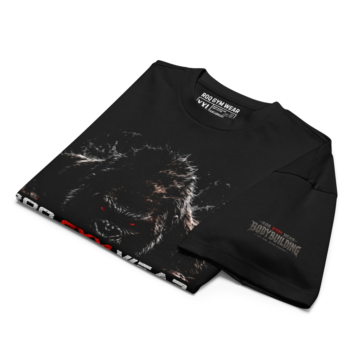 Gorilla Strong - Oversized T-Shirt - Black
