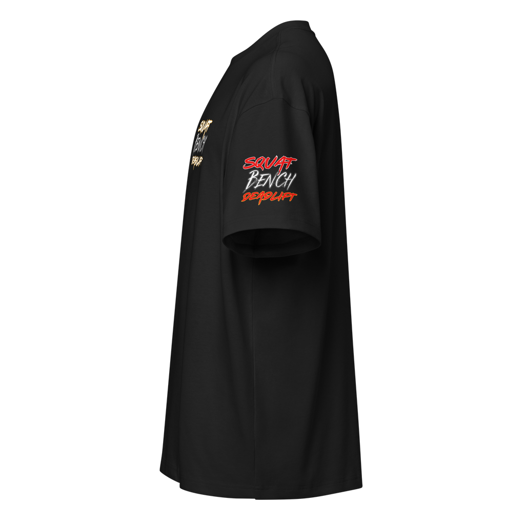 Squat Bench Deadlift - Oversized T-Shirt - Black