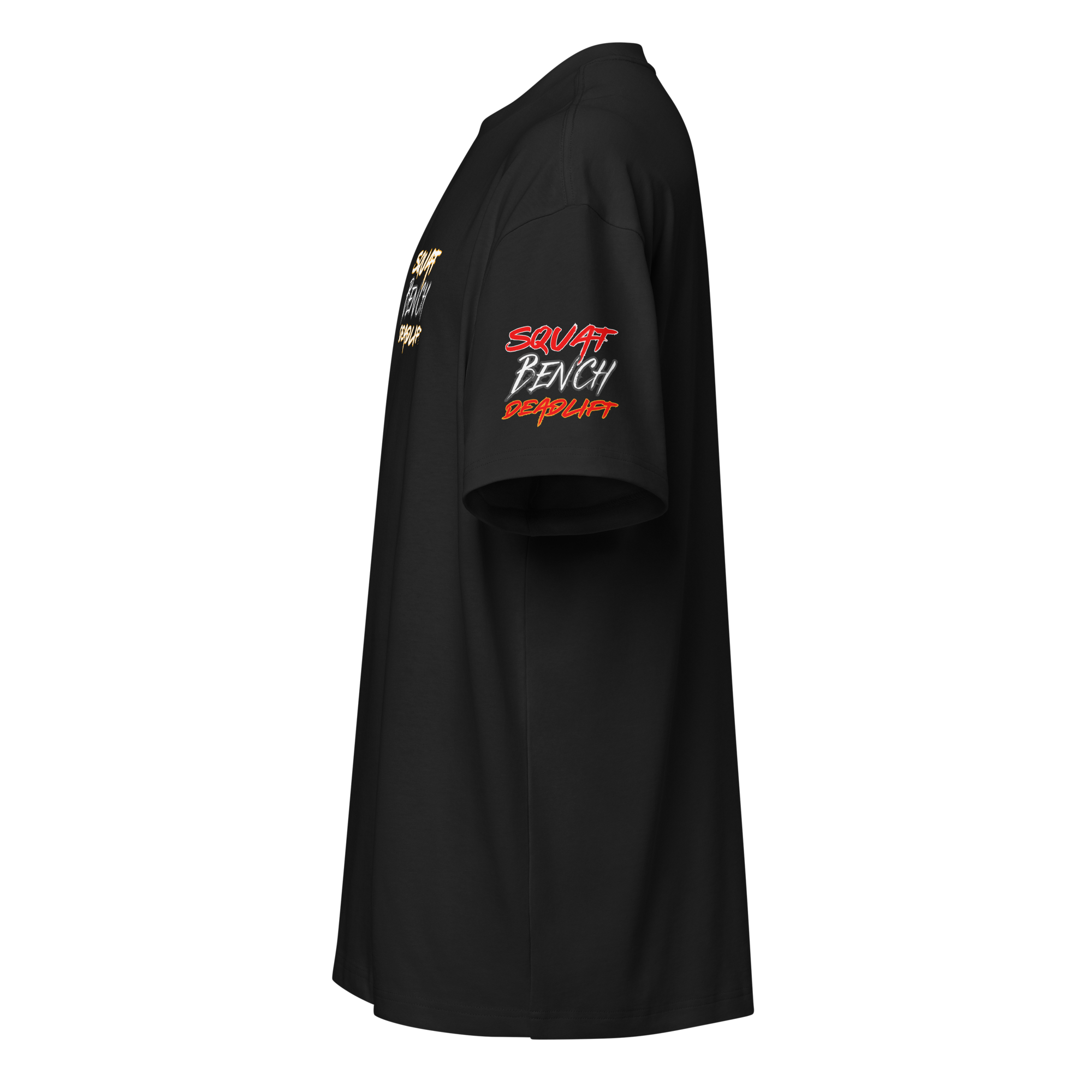 Squat Bench Deadlift - Oversized T-Shirt - Black