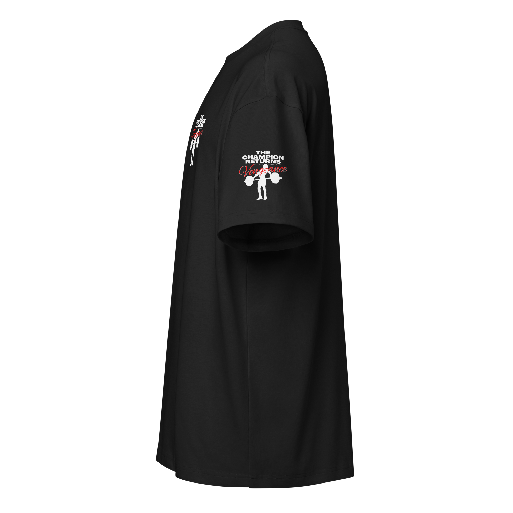 The Champion Returns - Oversized T-Shirt - Black
