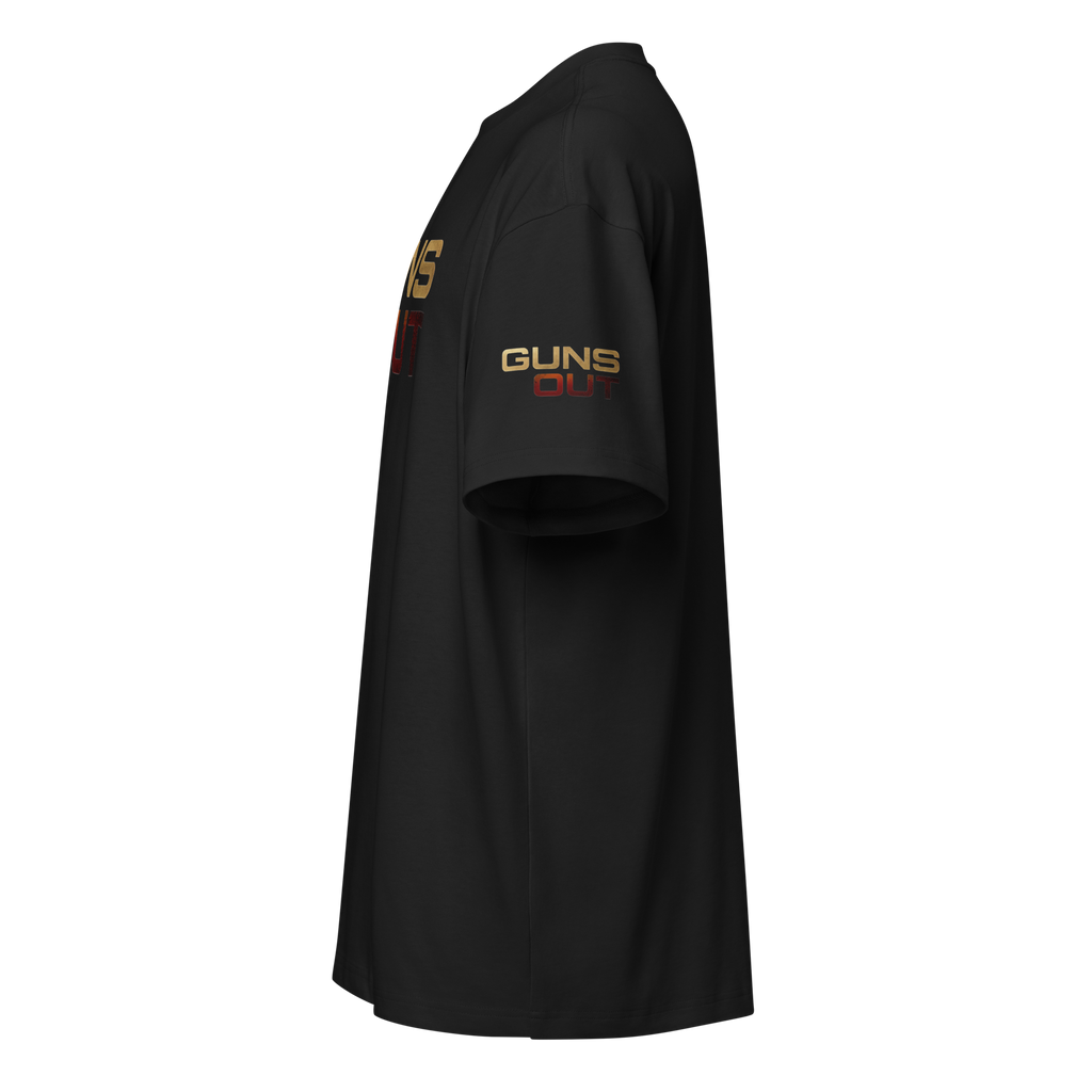 Guns Out - Oversized T-Shirt - Black
